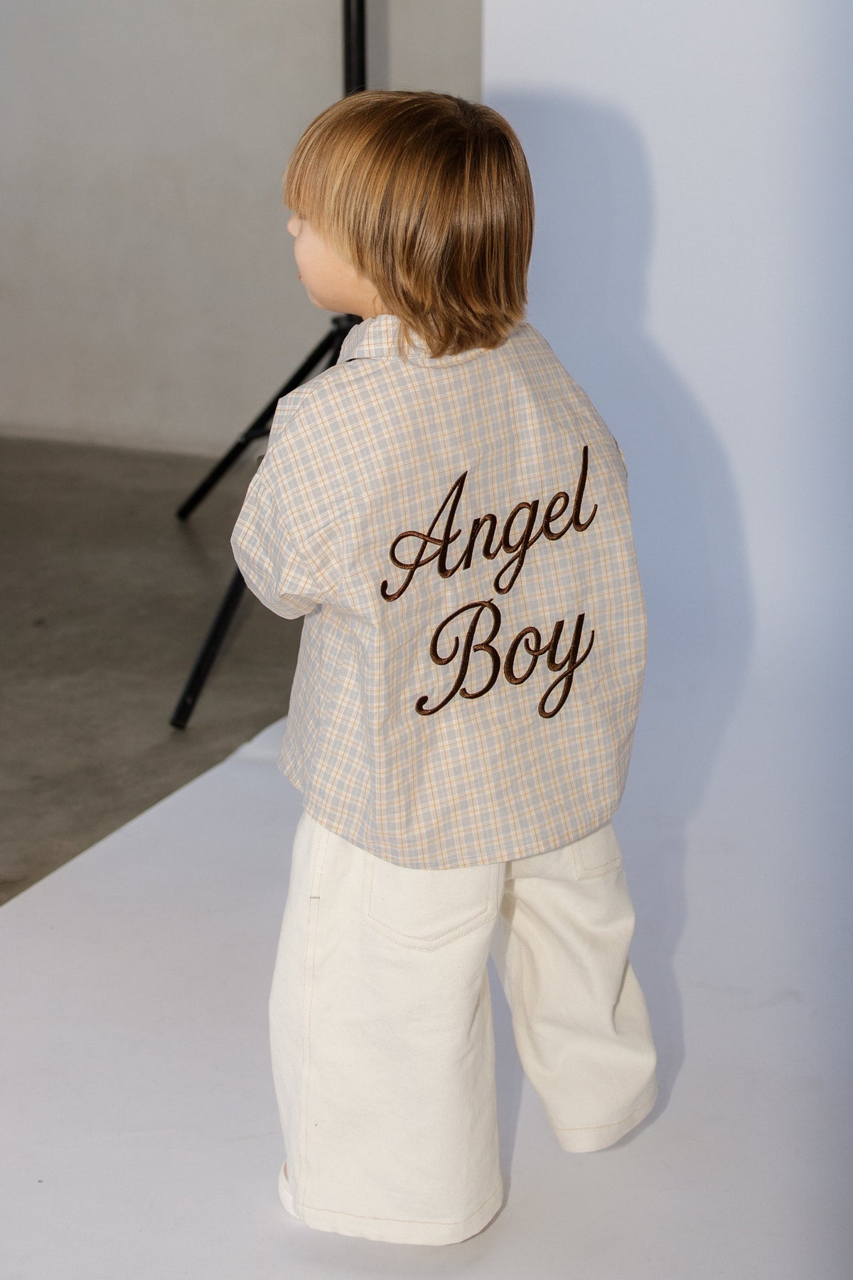 Angel Boy Check Shirt