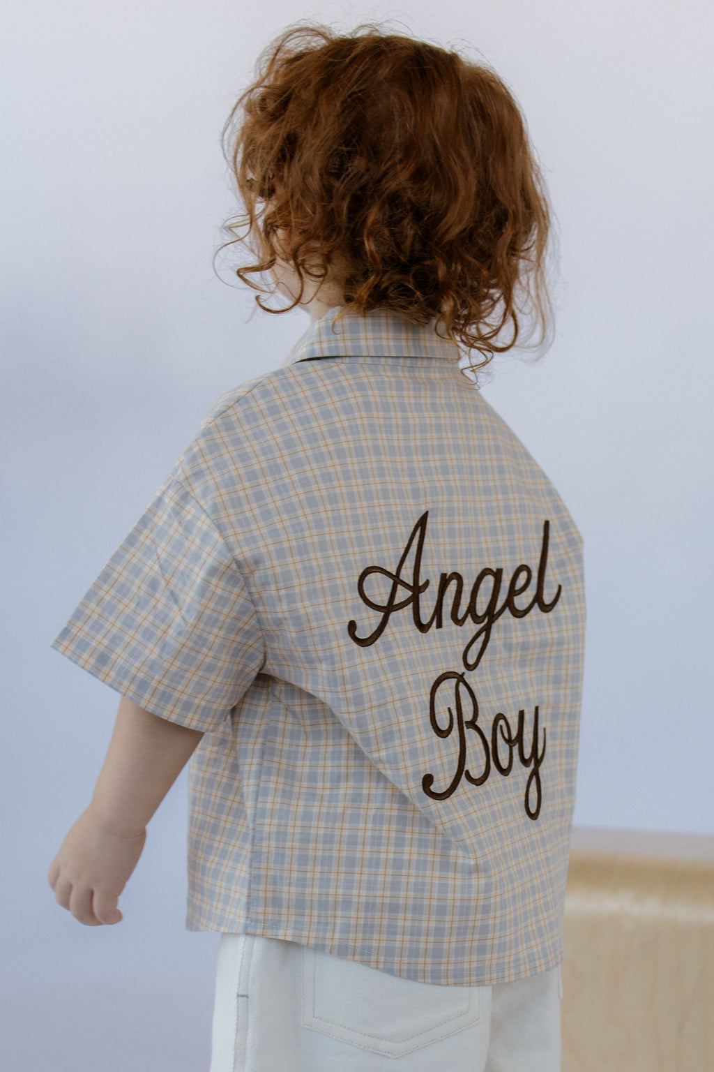 Angel Boy Check Shirt