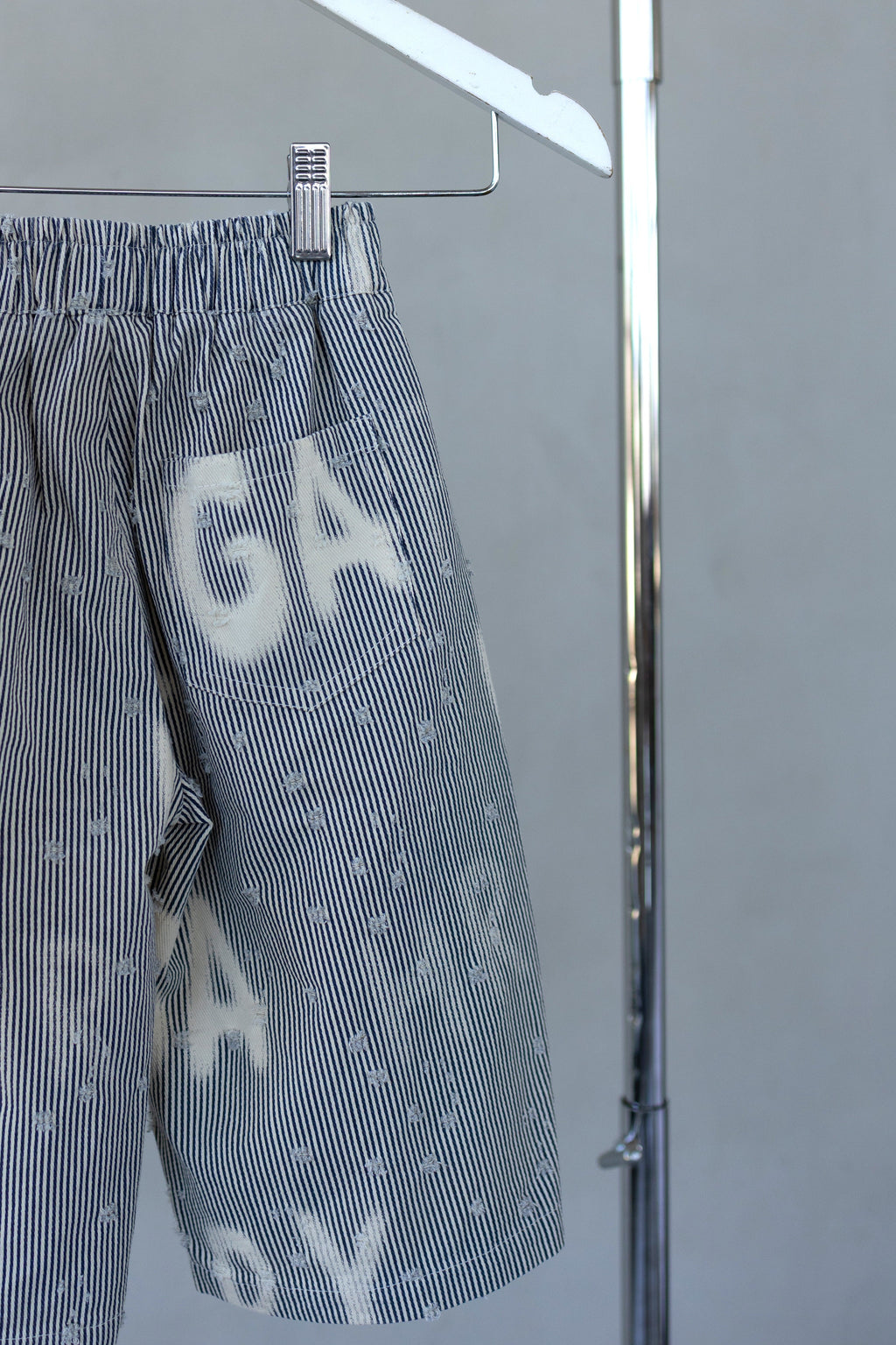Grey Letters Pants