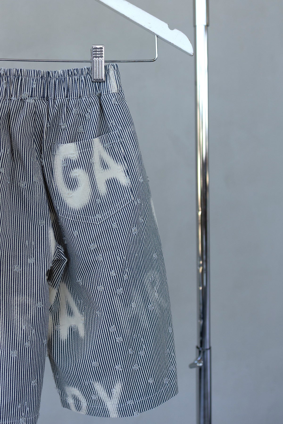 Grey Letters Pants