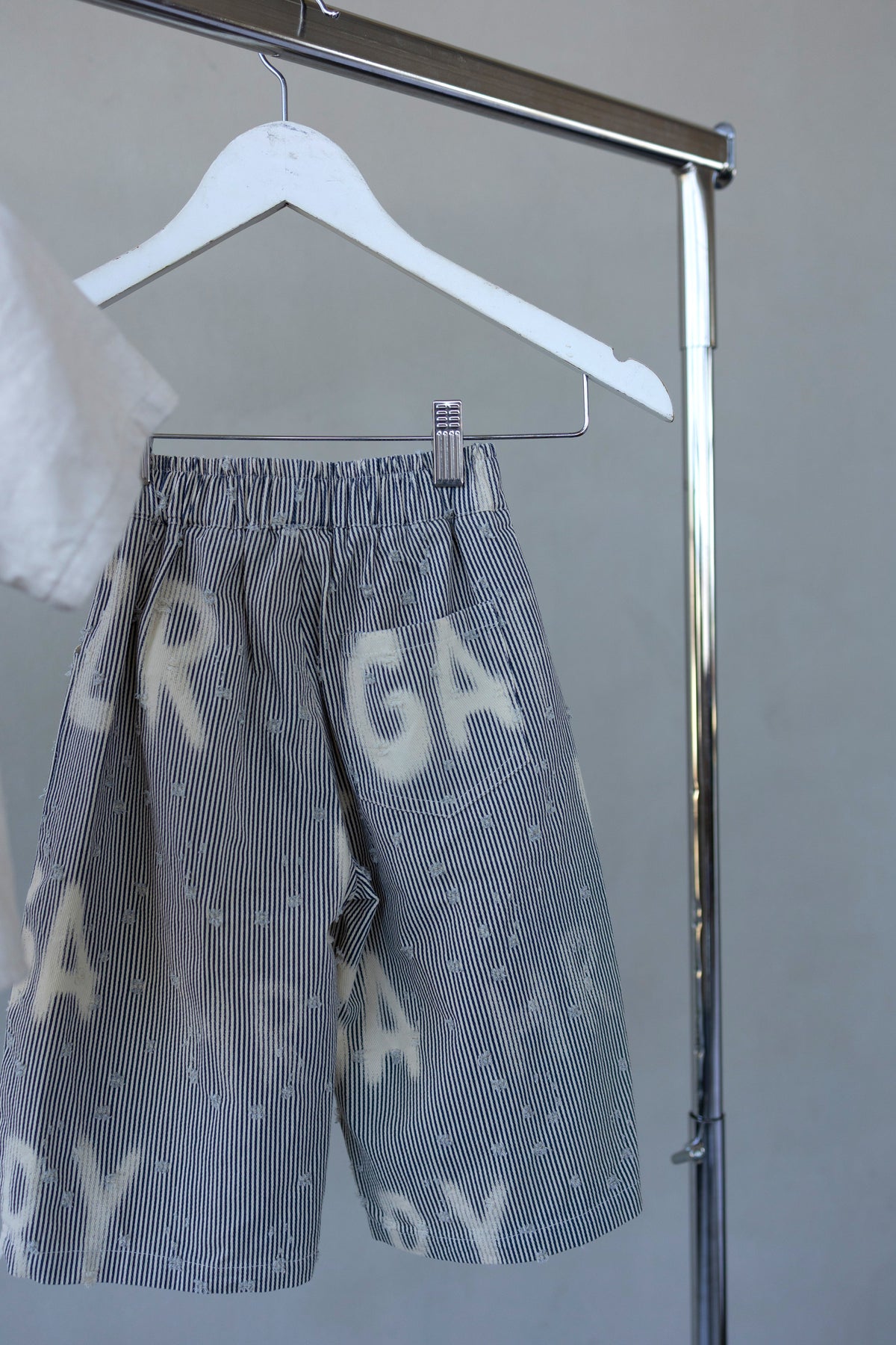 Grey Letters Pants