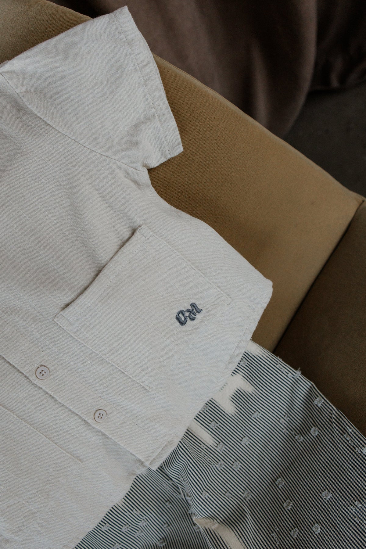 Beige Linen Shirt
