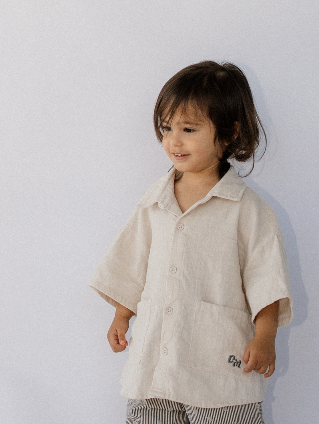 Beige Linen Shirt